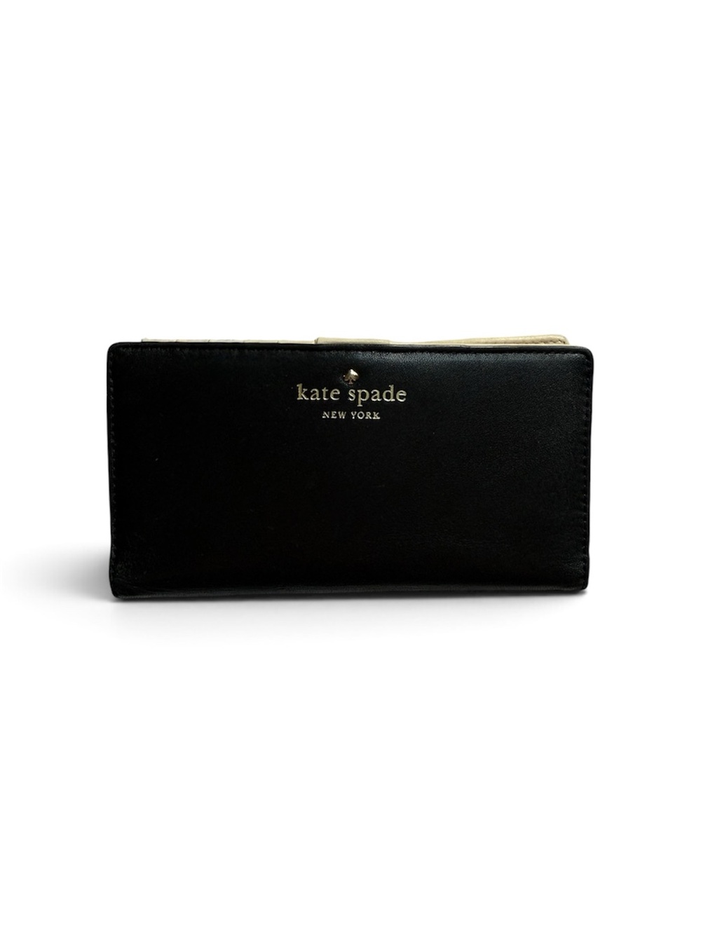 Kate Spade Large Slim Bifold Wallet Black